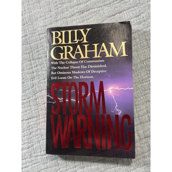 Other - Storm Warning by Christian Evangelist Billy Graham What Does the Bible Say About